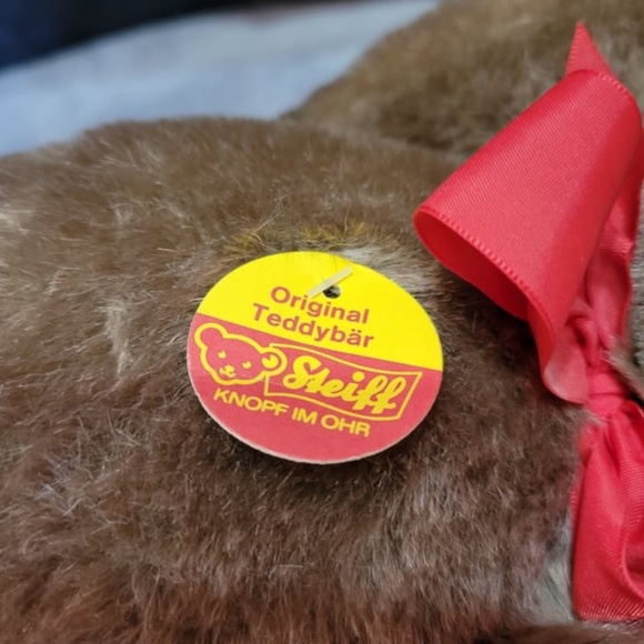 Vintage Steiff W. Germany Stuffed Mohair Teddy Bear - Picture 4 of 7